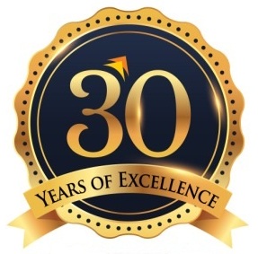 logo of 30 years of Excellence